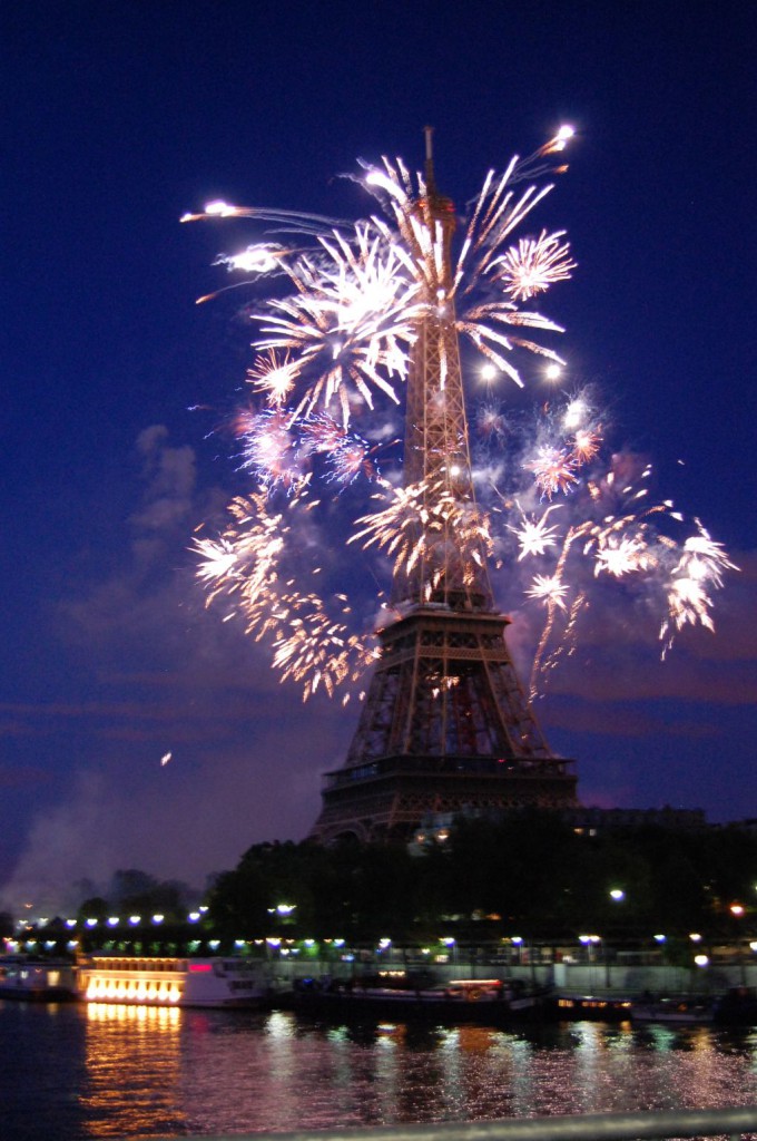 Nationalfeiertag Feuerwerk Paris