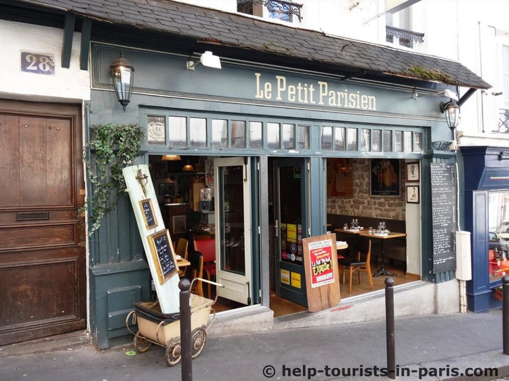 Restaurant in Montmartre, Paris