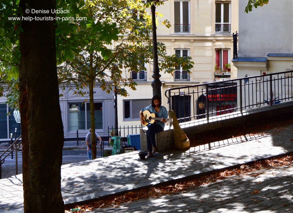 Straßenmusiker Montmartre