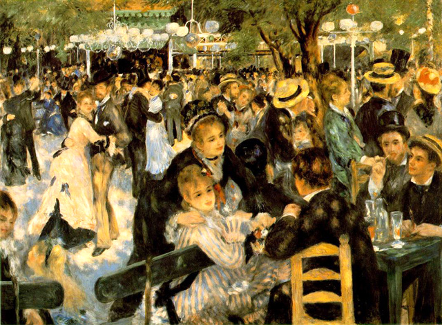 Montmartre Paris: Renoir und das Bild Bal du Moulin de la Galette
