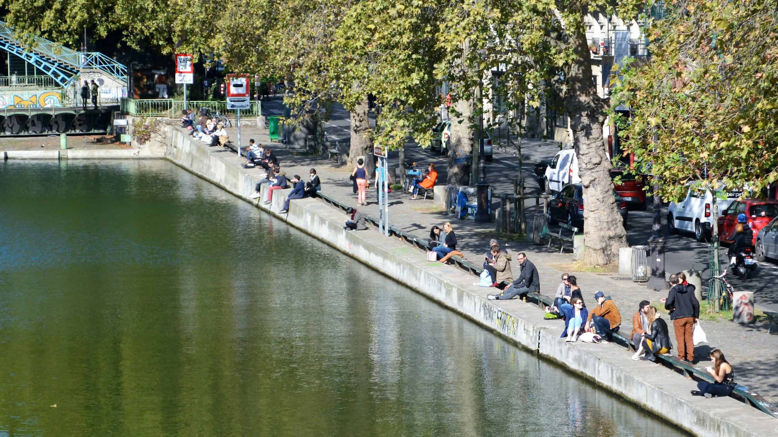 Pariser am Canal Saint Martin