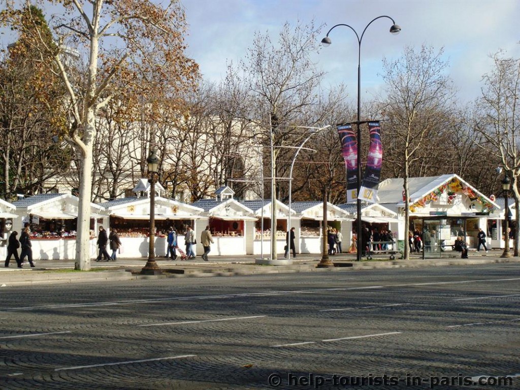 Weihnachtsmarkt Paris Champs-Elysées