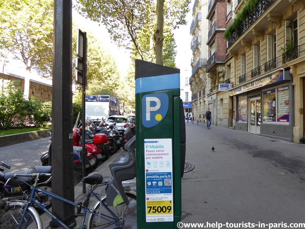 Parkplätze in Paris