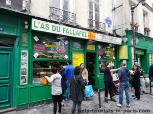 Falafel Rue des Rosiers
