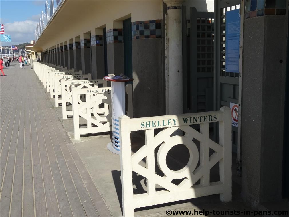 Strandkabinen in Deauville