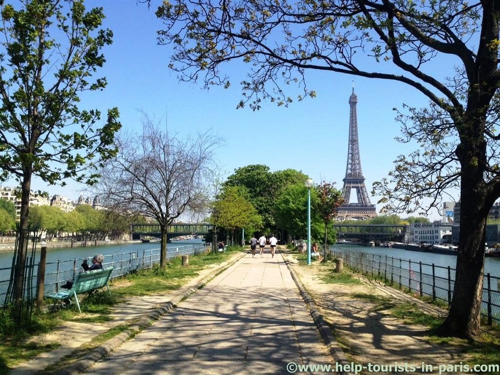 Ideal zum Joggen in Paris 