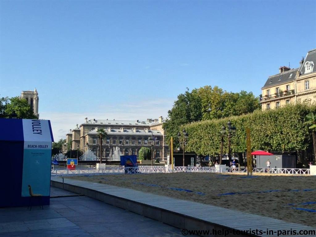 Beachvolleyball Paris zu Paris Plages