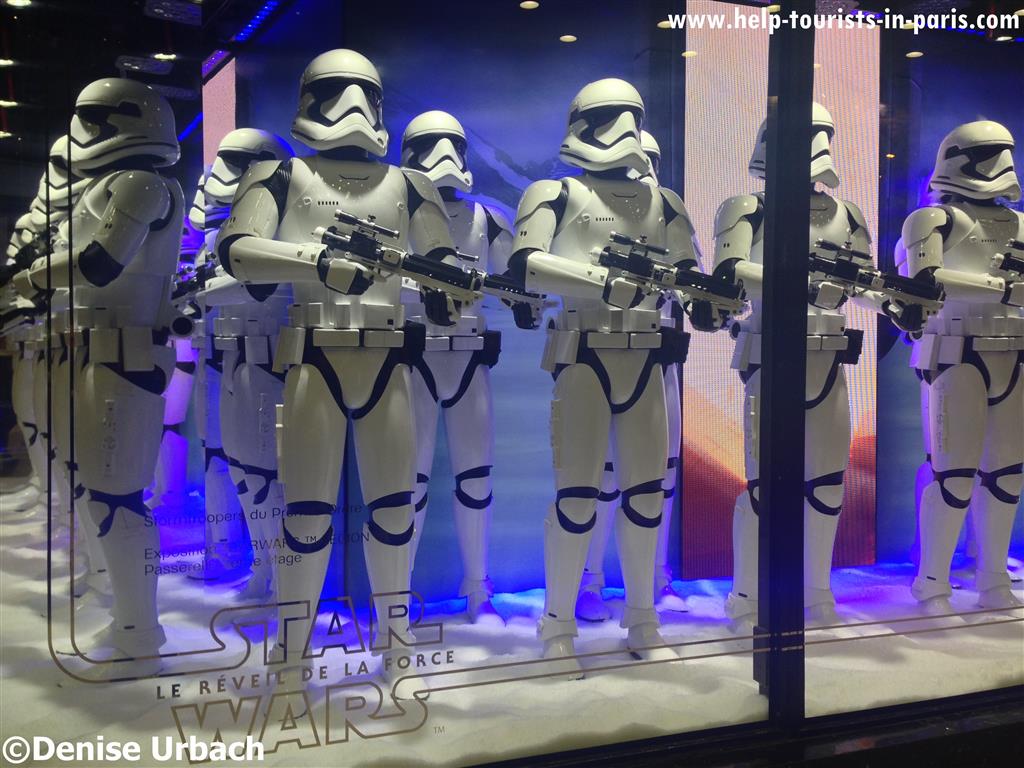 Star Wars Thema Weihnachten Galeries Lafayette 2015