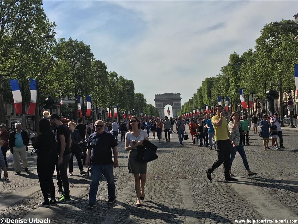 Champs-Elysées ohne Autos
