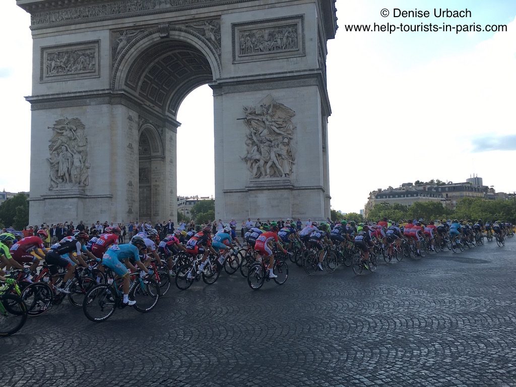 Fahrerfeld Tour de France Paris