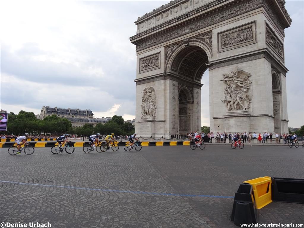Tour de France Paris Triumphbogen