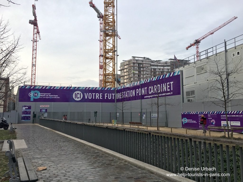 Pont Cardinet neue Metrostation Paris
