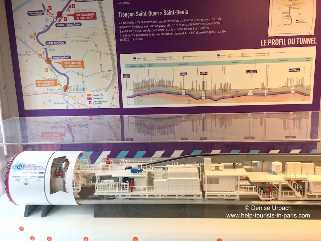 Tunnelbohrer Metro Paris