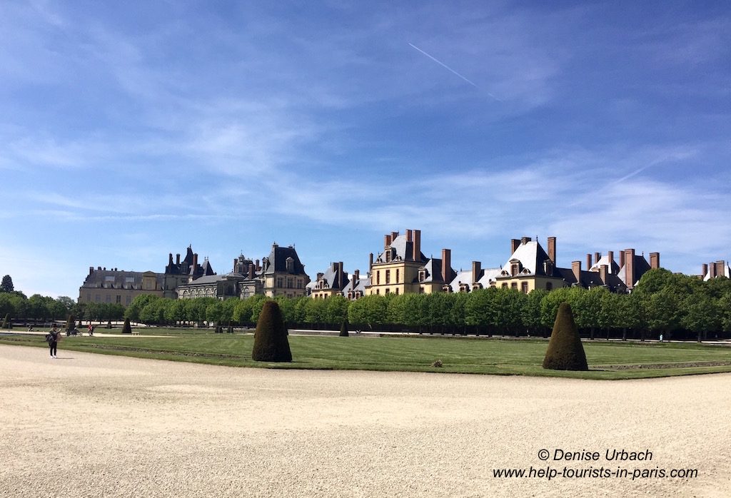 Besuch im Schloss Fontainebleau
