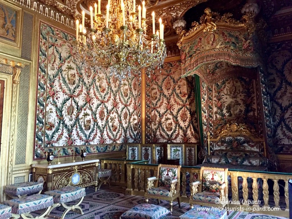Schloss Fontainebleau Schlafzimmer der Königin