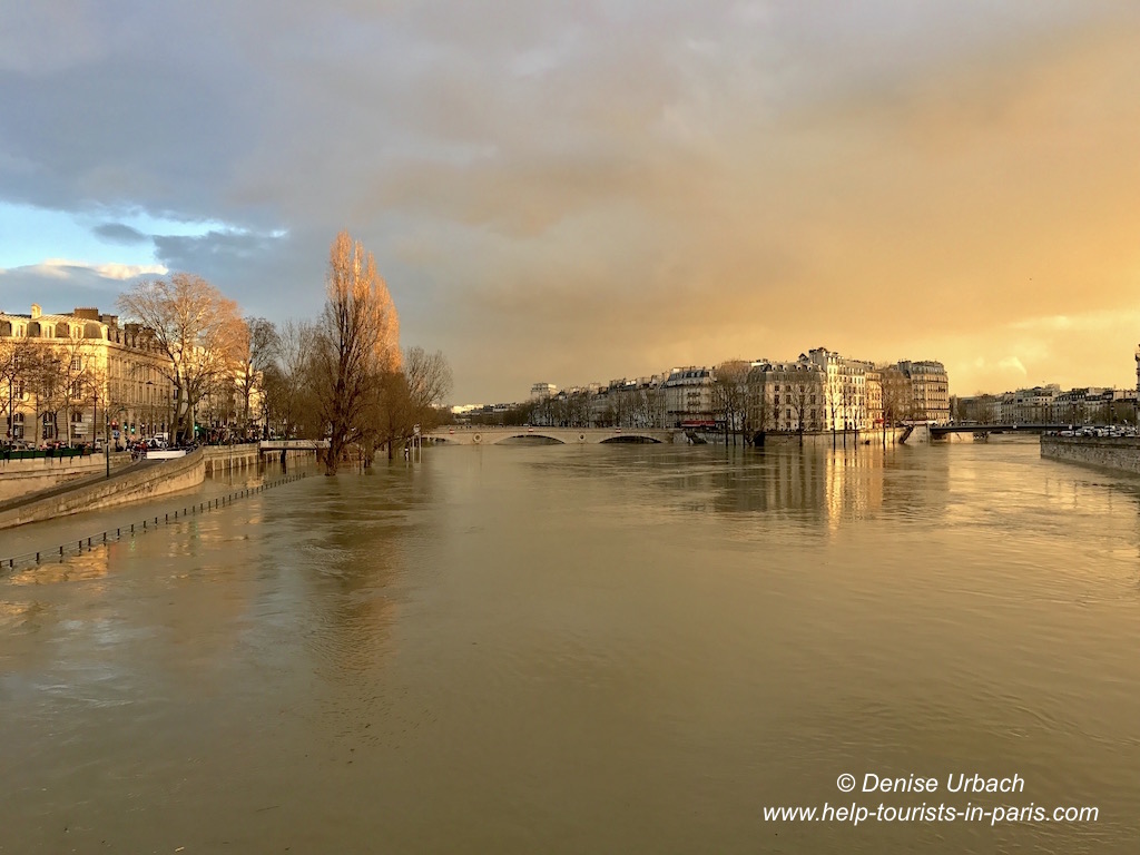 Hochwasser in der Seine
