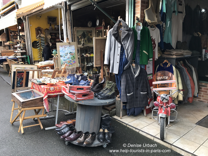 Kleidung Flohmarkt Porte de Clignancourt