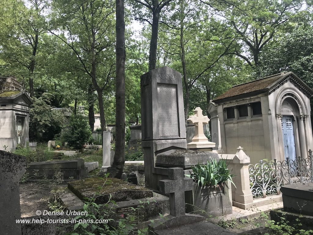 Grabsteine Friedhof Pere Lachaise Paris