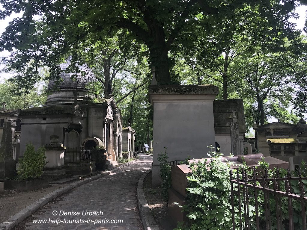 Gräber Friedhof Pere Lachaise Paris