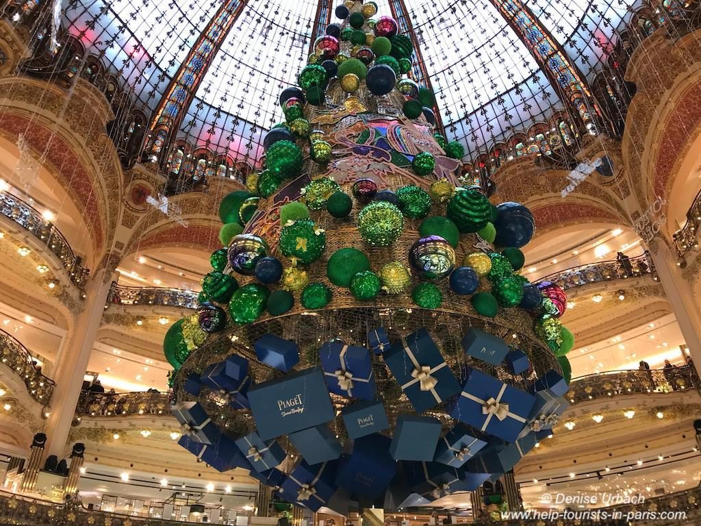 Galeries Lafayette Weihnachtsbaum 2018