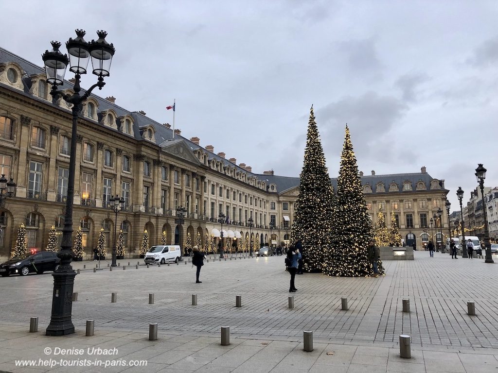 Place Vendome an Weihnachten in Paris