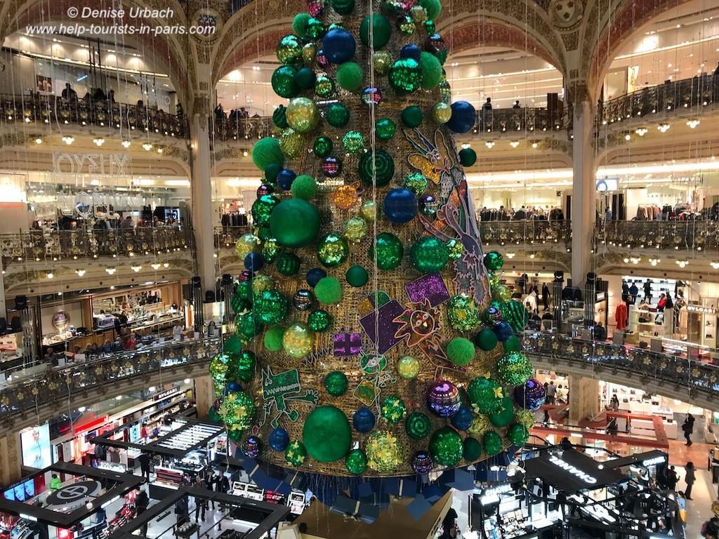 Weihnachten Baum Galeries Lafayette 2018