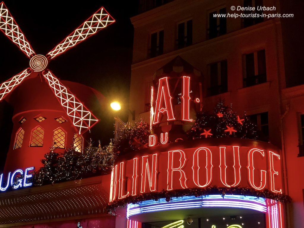 Moulin Rouge Paris am Abend