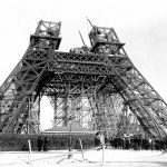 Bauarbeiten Eiffelturm Paris