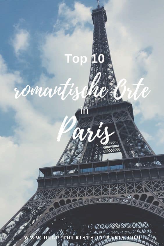Top 10 romantische Orte in Paris