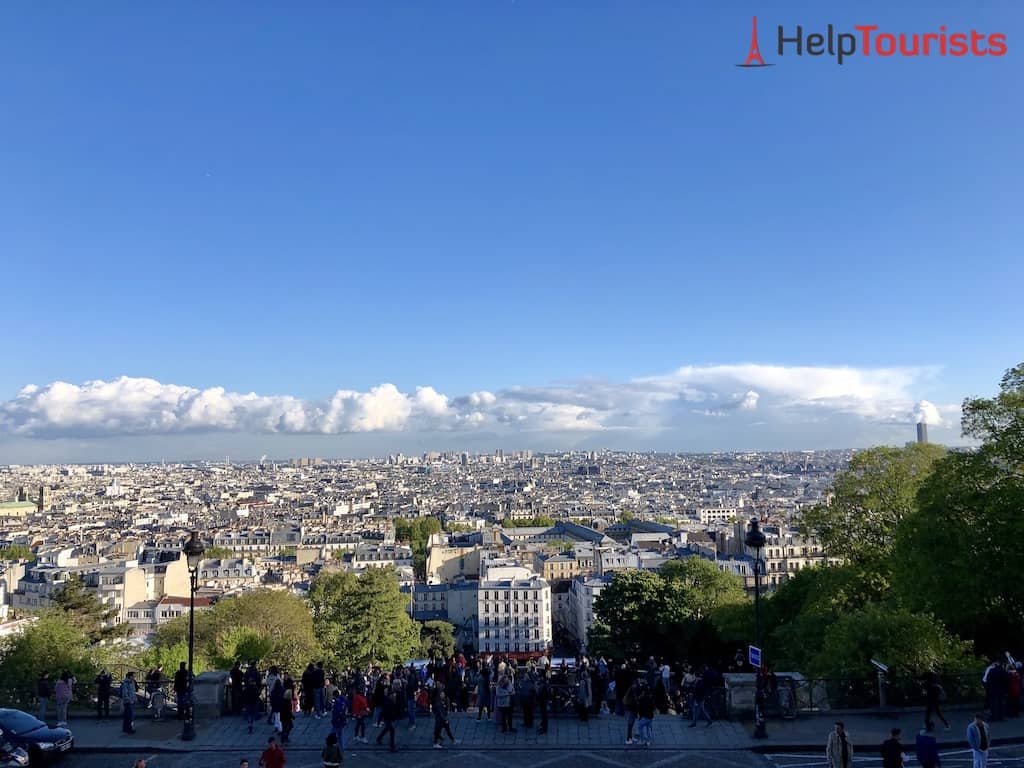 Ausblick über Paris von der Sacré Coeur