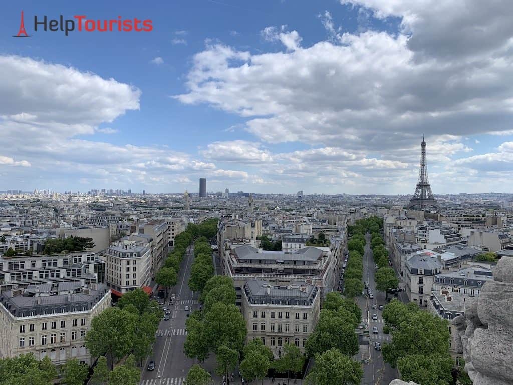 Triumphbogen Paris Ausblick
