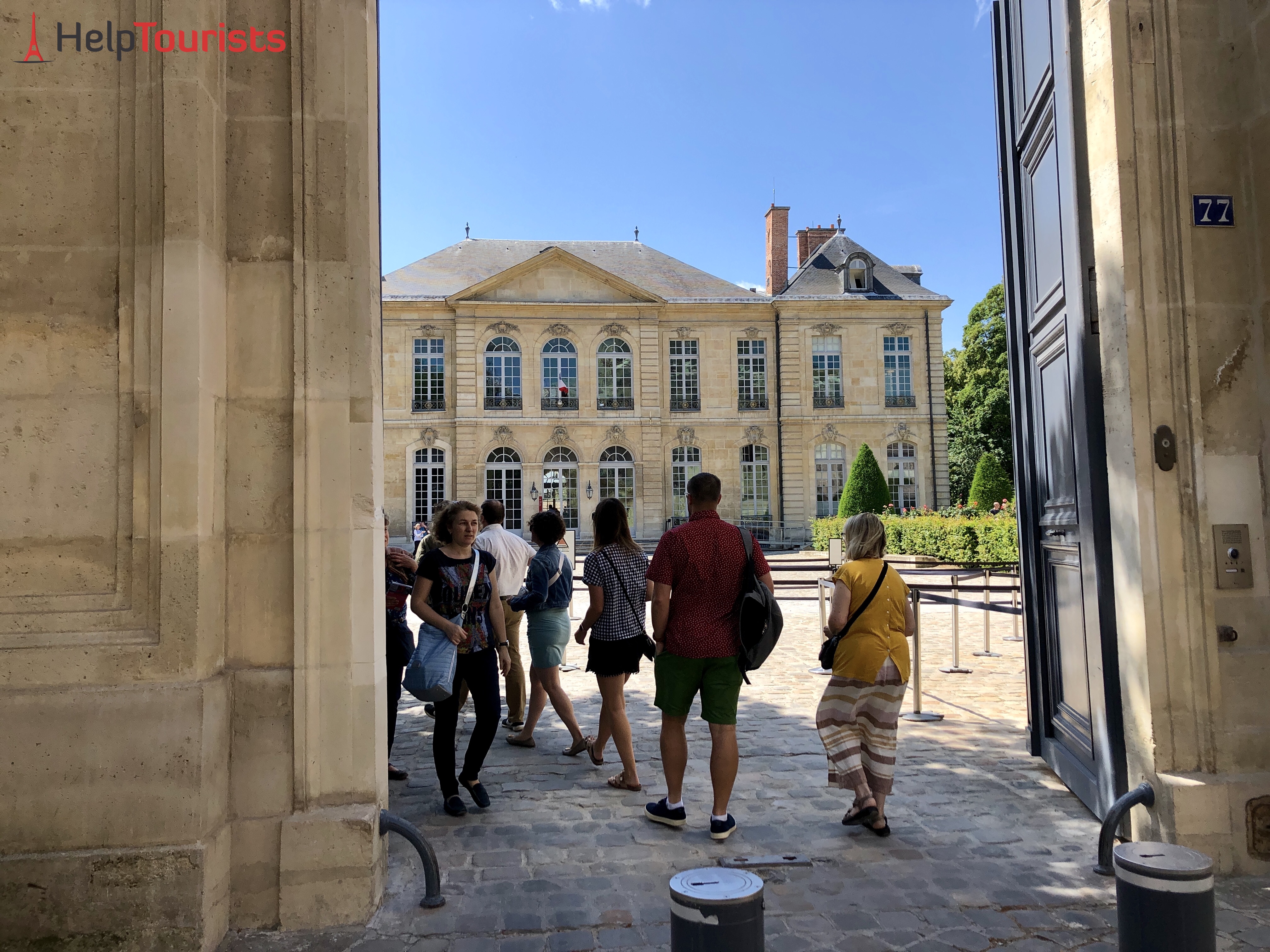 Eingang Rodin Museum Paris