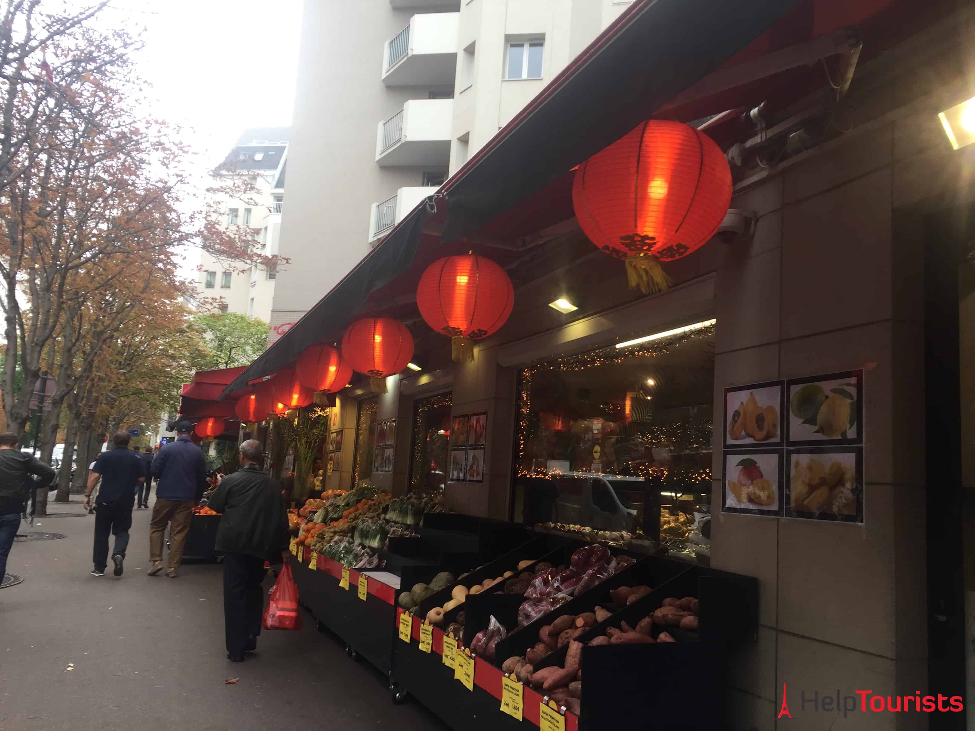 Paris Chinatown Supermarkt