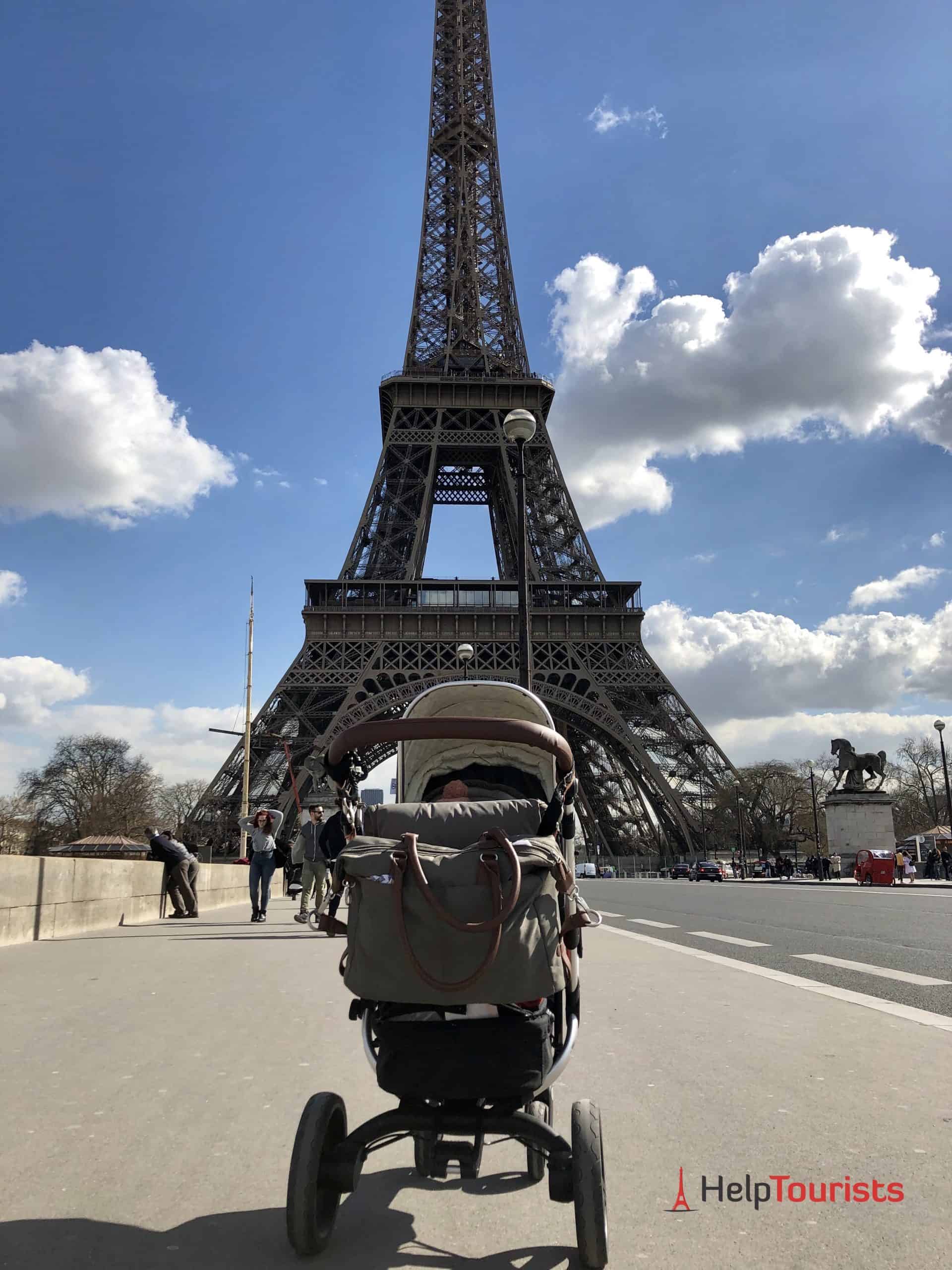Mit Kinderwagen in Paris