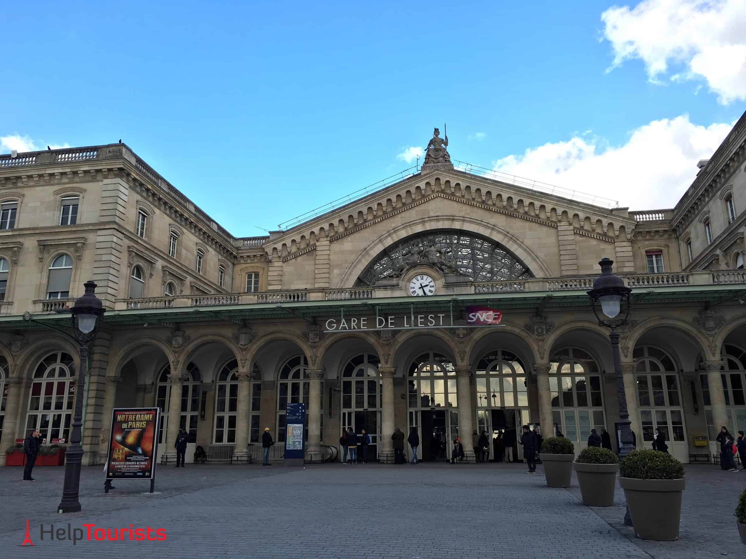 Paris Gare de l'Est von außen
