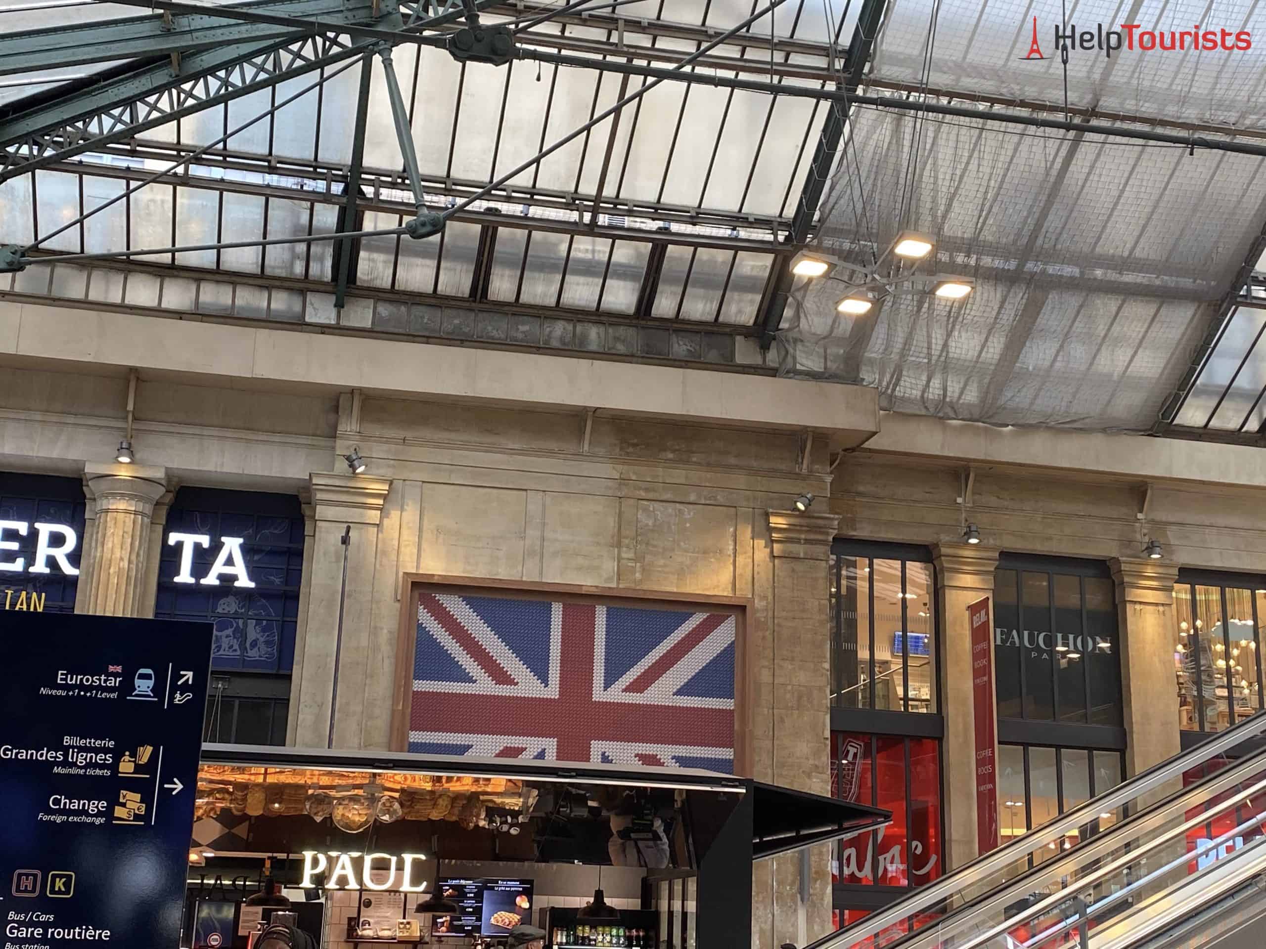 Paris Gare du Nord Eurostar nach London