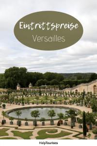 Pin Eintrittspreise Versailles